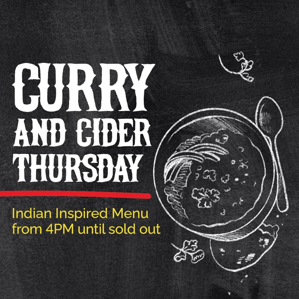 Curry & Cider thursday nights